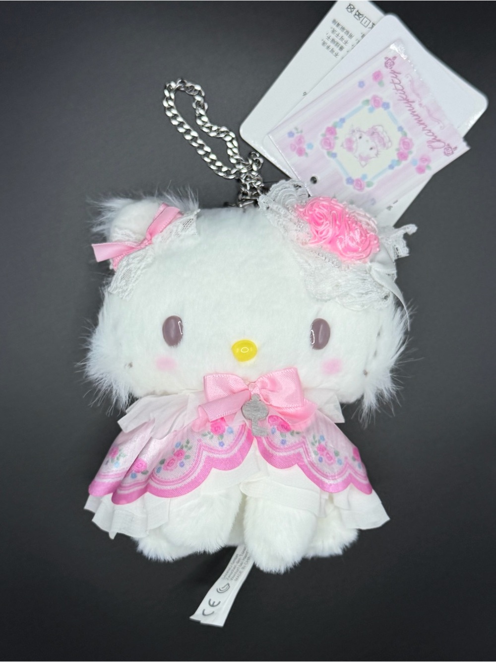 Sanrio The Lolita Tea Party Series Charmmy Kitty plush/keychain ey57